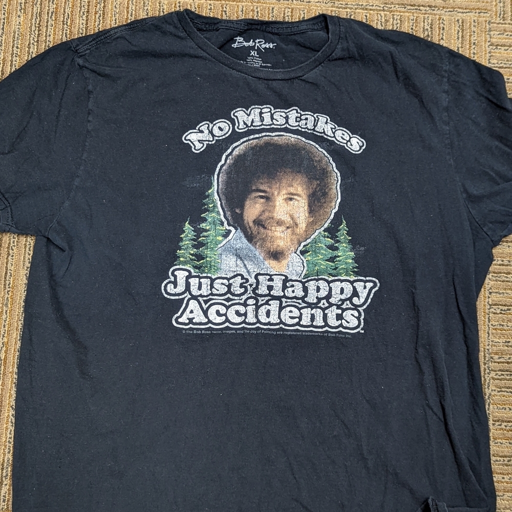 Bob Ross graphic tee